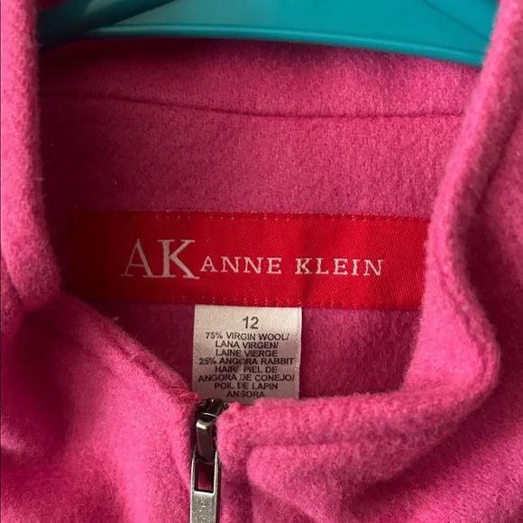 Pink Wool Blazer Jacket - Picture 3 of 5